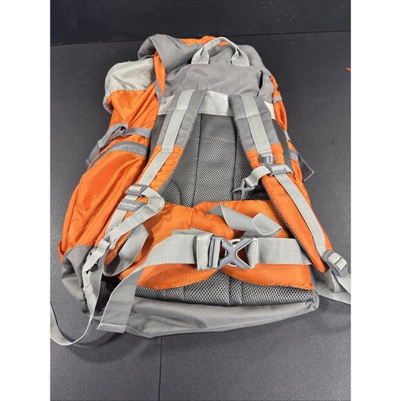 Outdoor Products 46L Hiking Backpack Orange Gray  Adjustable Straps - Picture 2 of 3